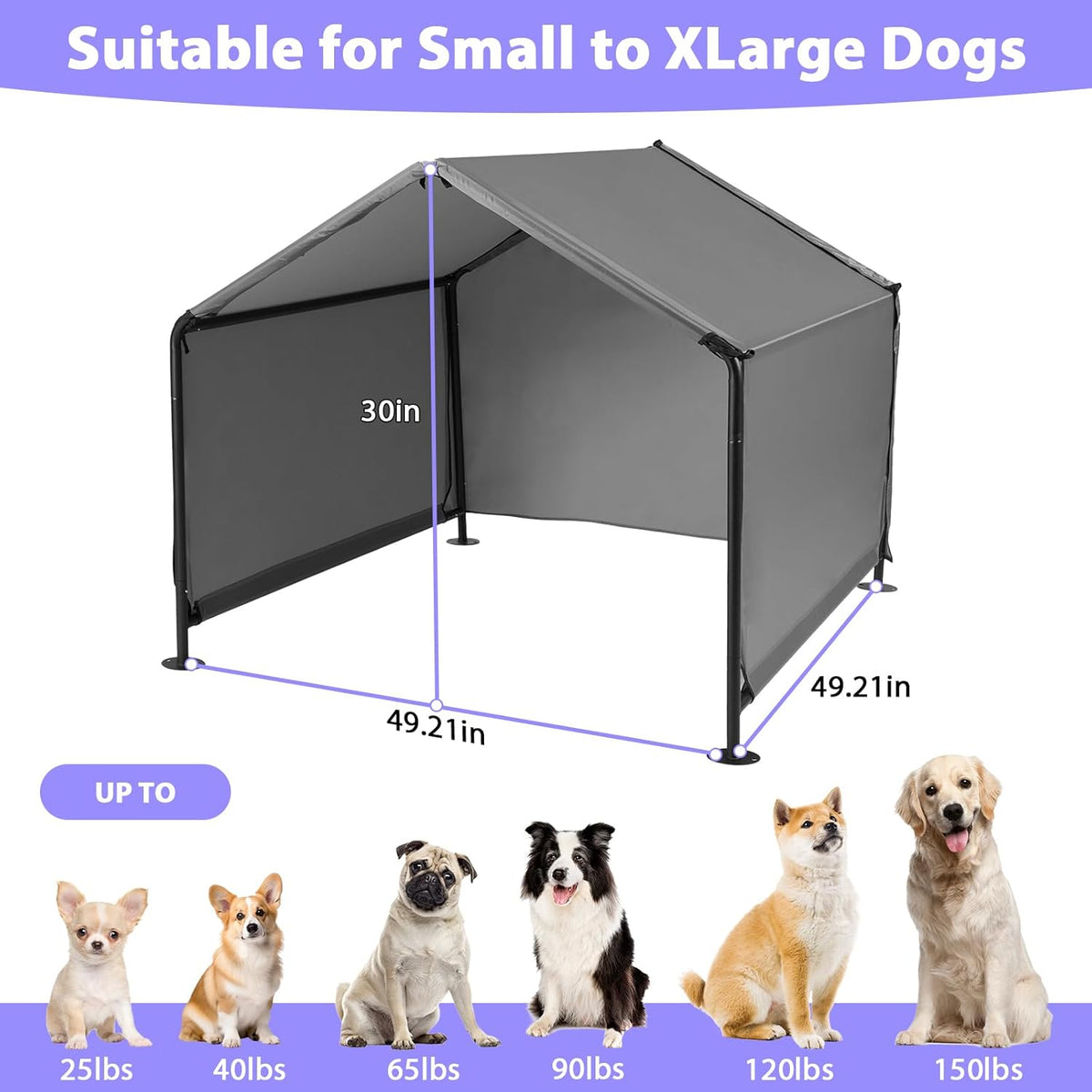 Waterproof Sun Protection Dog Tent H89181