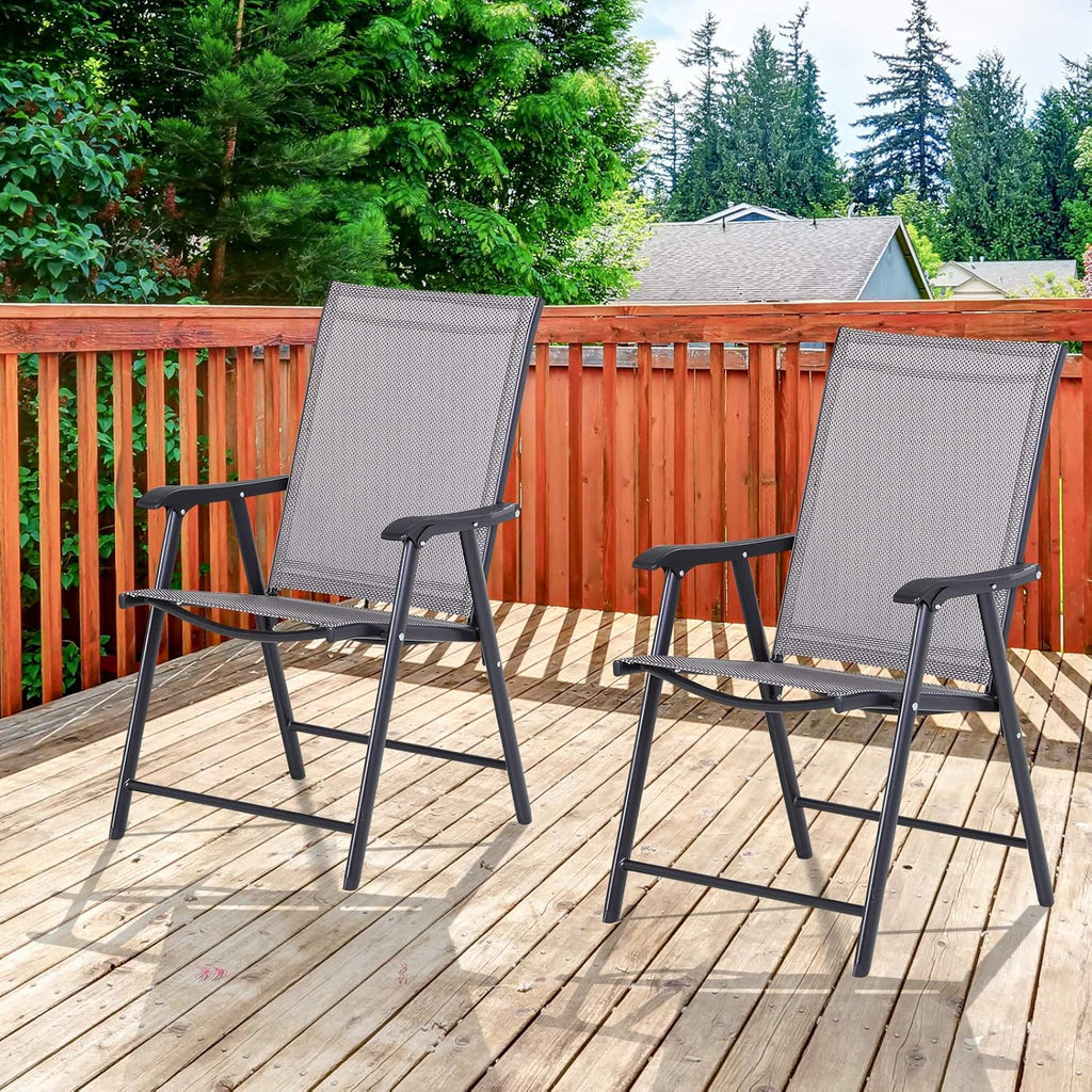 Folding Outdoor Patio Chairs Set of 2 M60445