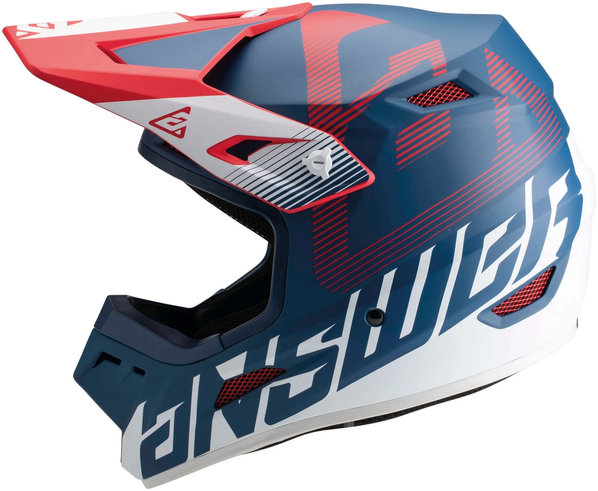 Red/White/Blue XL Offroad Helmet K892