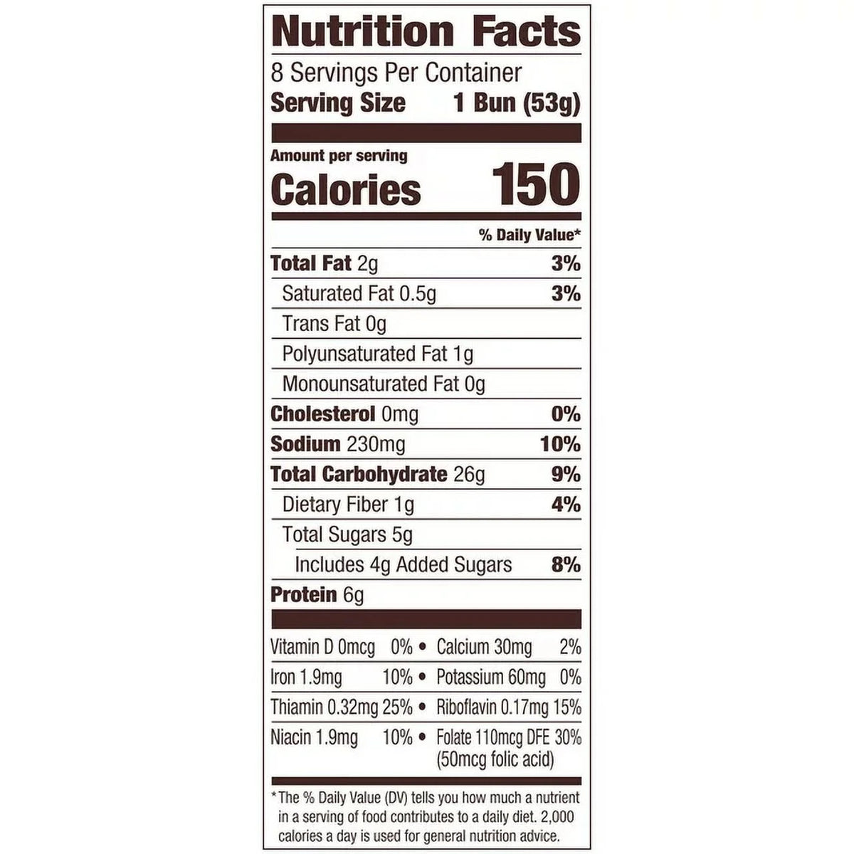Sesame Topped Hamburger Buns, 4-Pack 8 Count Bags N291968