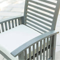Acacia Wood Chairs Set of 2 D37222