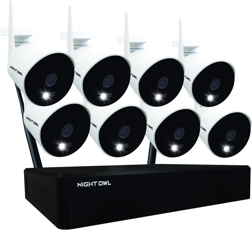 1080p Wi-Fi Smart Security System with 8 Cameras and 1TB Hard Drive U911
