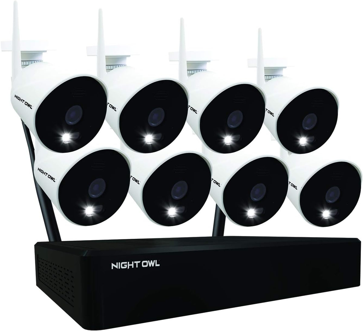 1080p Wi-Fi Smart Security System with 8 Cameras and 1TB Hard Drive U911
