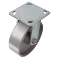 6 inch Silver Steel Rigid Caster C119