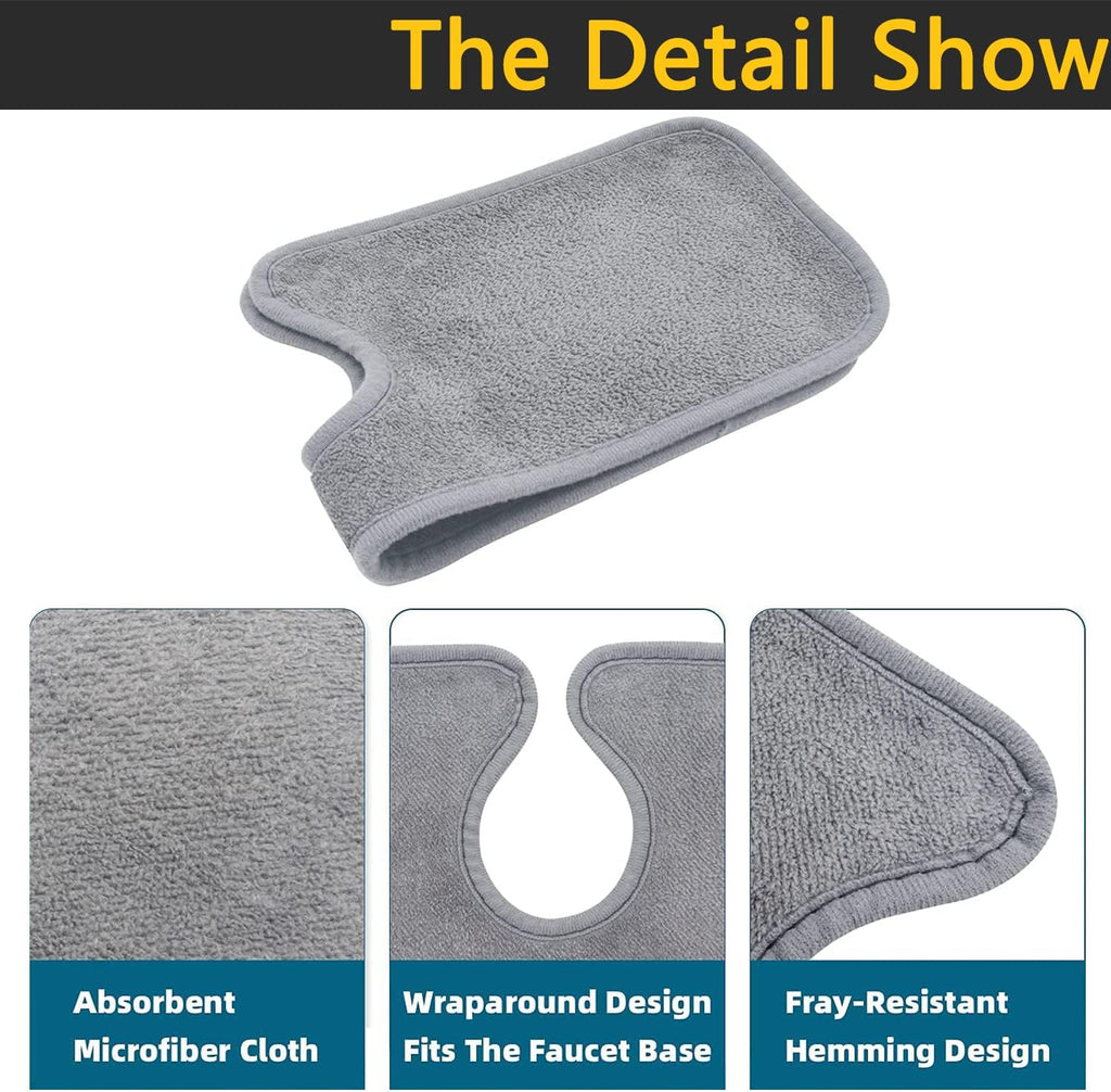 Absorbent Faucet Mat 24.8'' x 5.1'' 4 Pieces I93700
