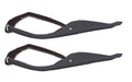 Black Snowmobile Skis with Loops I5343