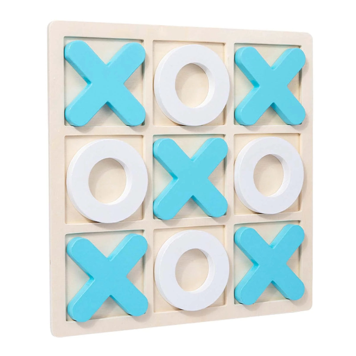 Wooden Tic Tac Toe Game 30x30x1.5cm L5786