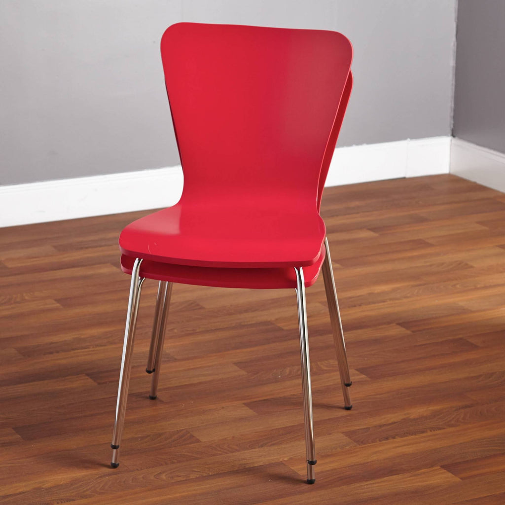 White Red 3 Piece Dining Set Z2911