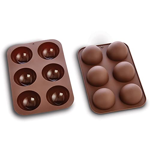 Non-Stick Silicone Semi Sphere Forms Set of 2 S728