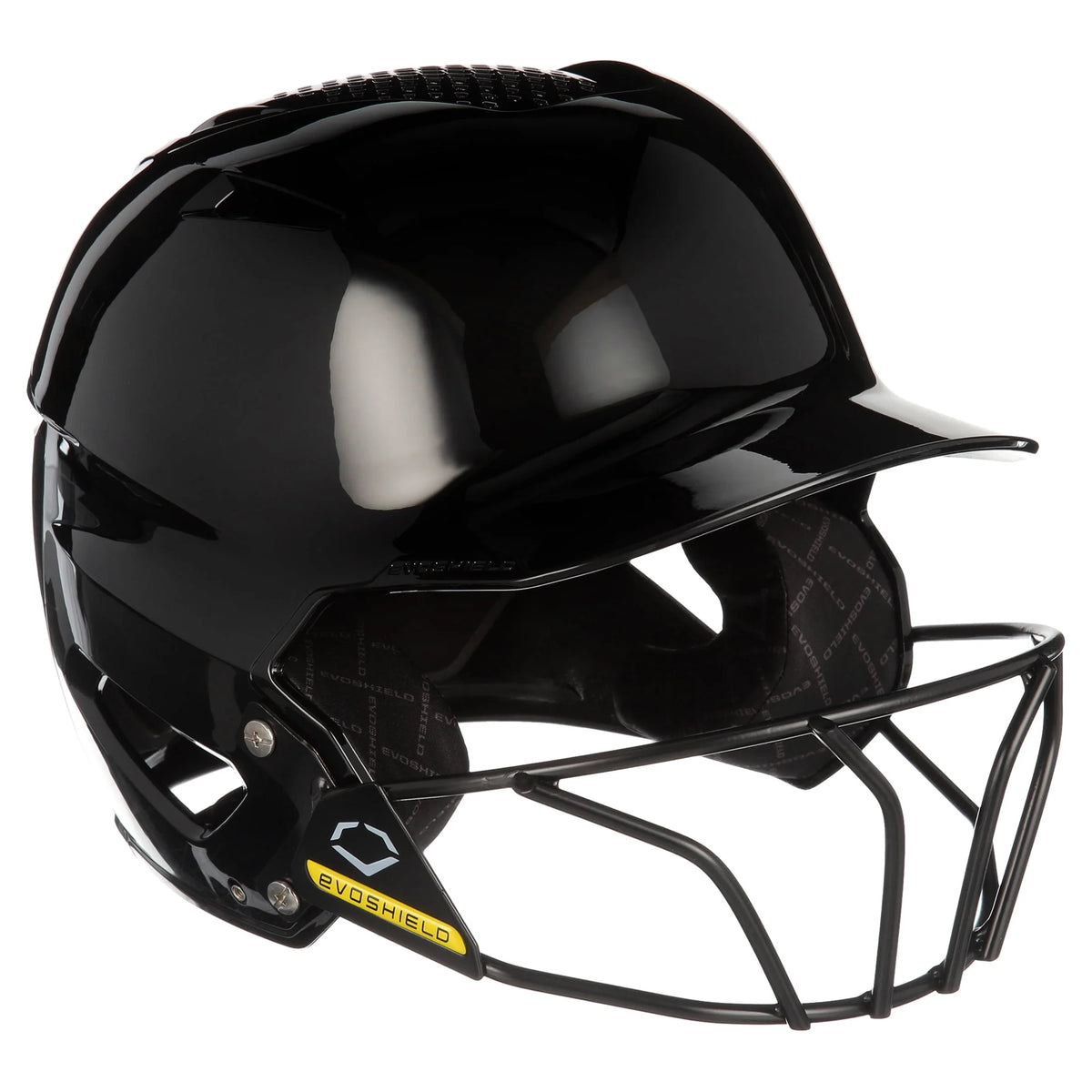 Youth Navy Gloss Finish Batting Helmet with Facemask I559794