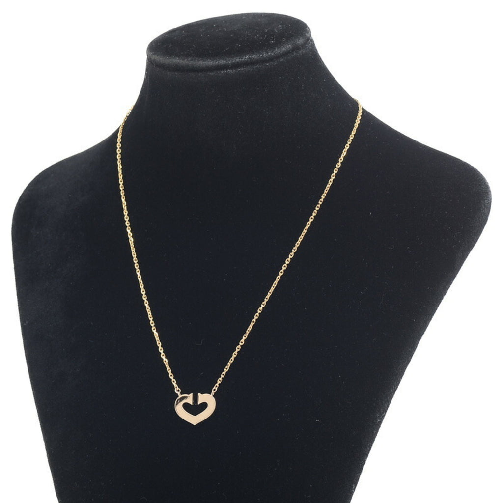 K18PG Heart Pendant Necklace H764