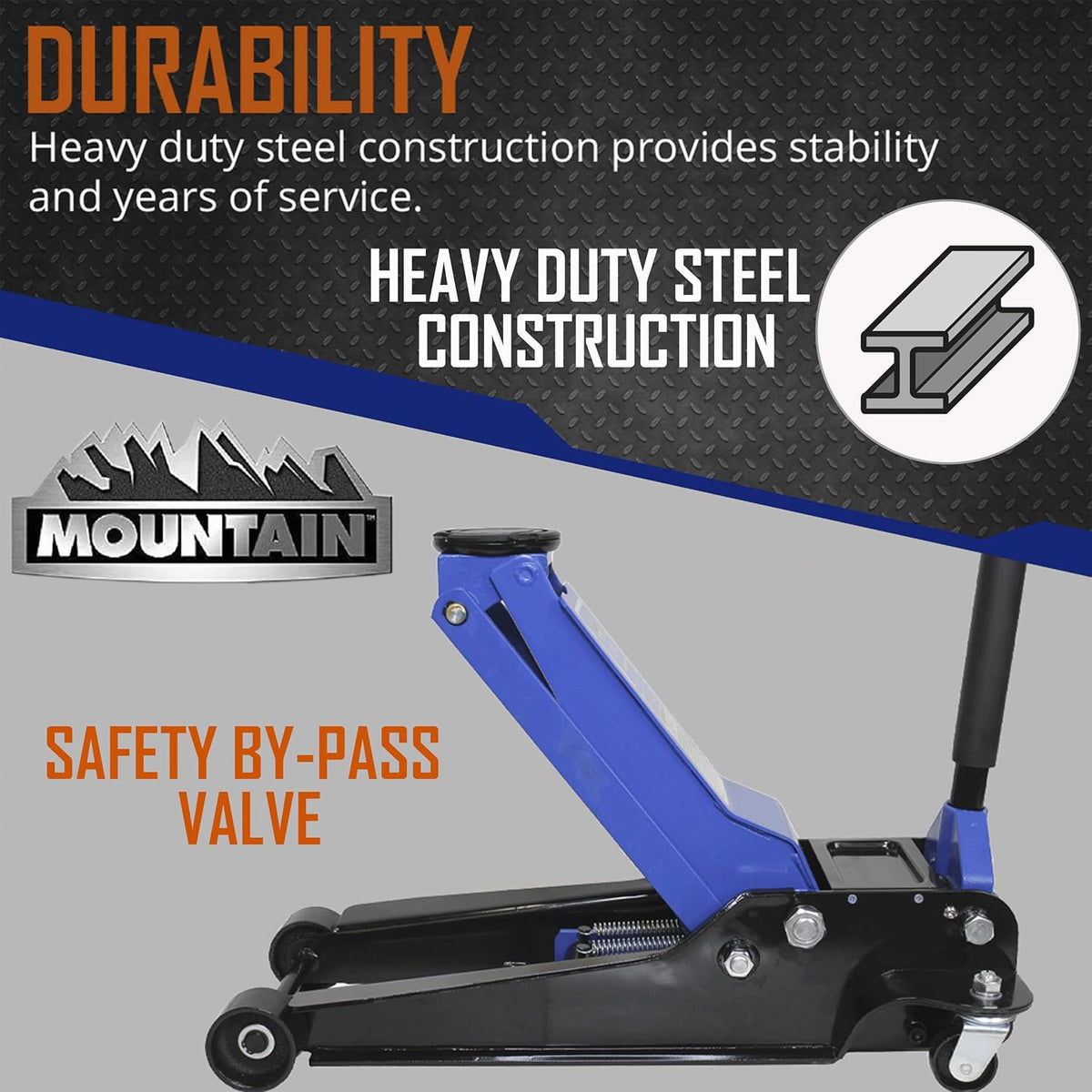 3.5 Ton Heavy Duty Steel Service Jack Q9423