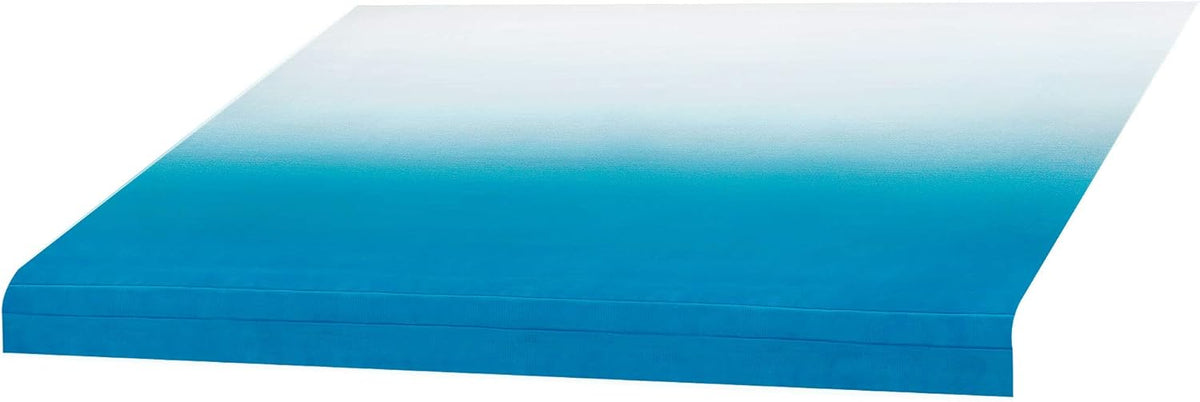 RV Awning Fabric Replacement 22 Foot Blue 8' Length Heat Sealed V189610