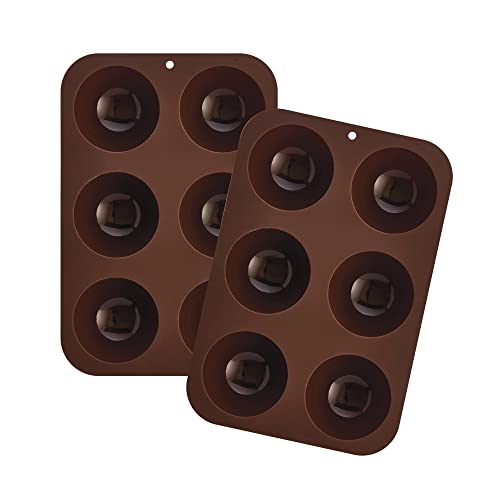 Non-Stick Silicone Semi Sphere Forms Set of 2 S728