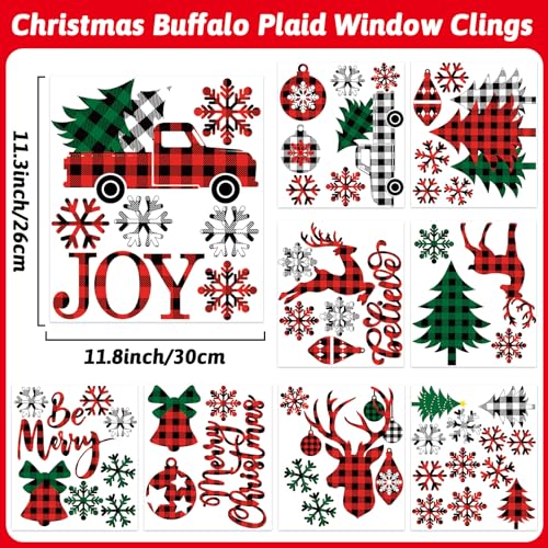 Winter Window Clings Decals Stickers E2461