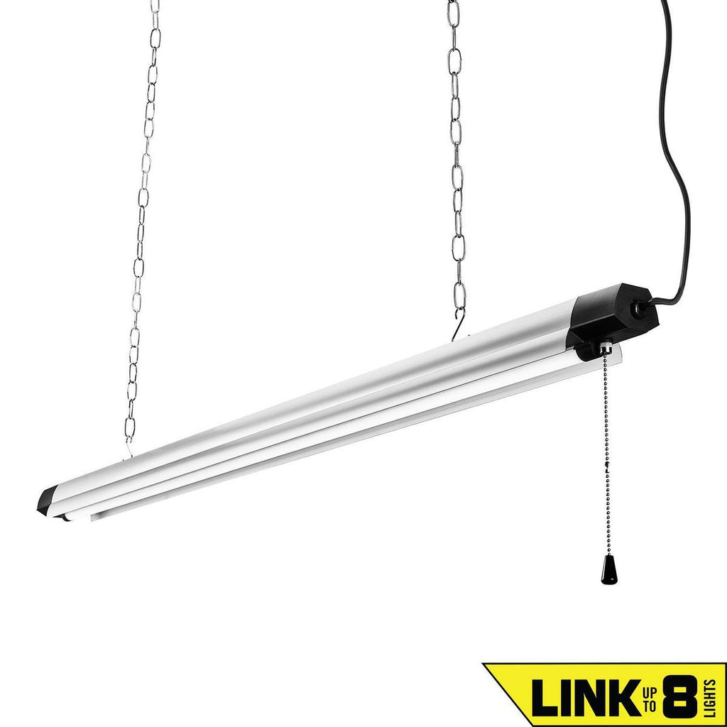 5500 Lumen 4 ft. Linkable LED Hanging Shop Light D878