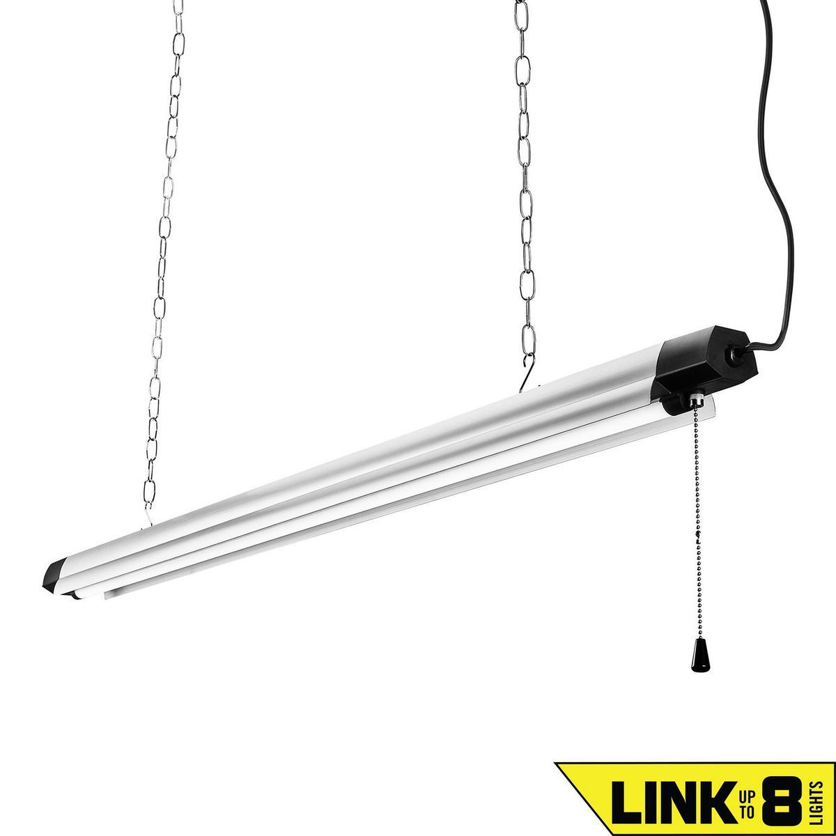5500 Lumen 4 ft. Linkable LED Hanging Shop Light D878
