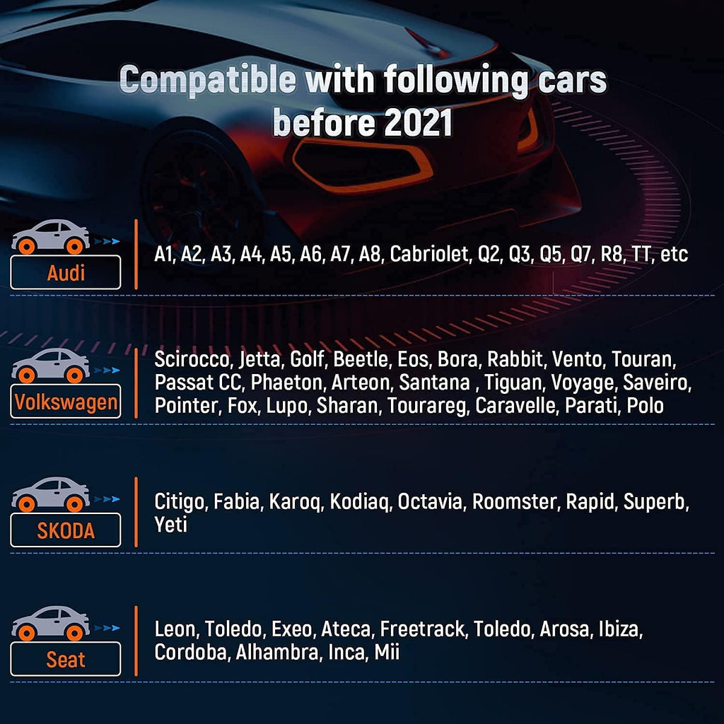 VAG OBD2 Diagnostic Tool Scanner with ABS SAS EPB TPMS Oil Light Reset H21162