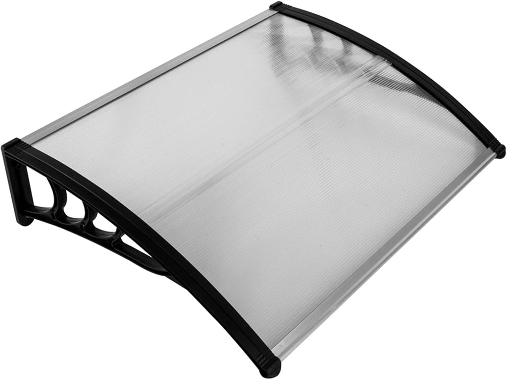 100 x 80 White and Black Awning Canopy Pack of 2 S182420