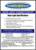 150-Feet Clear Incandescent Rope Light Reels B288646