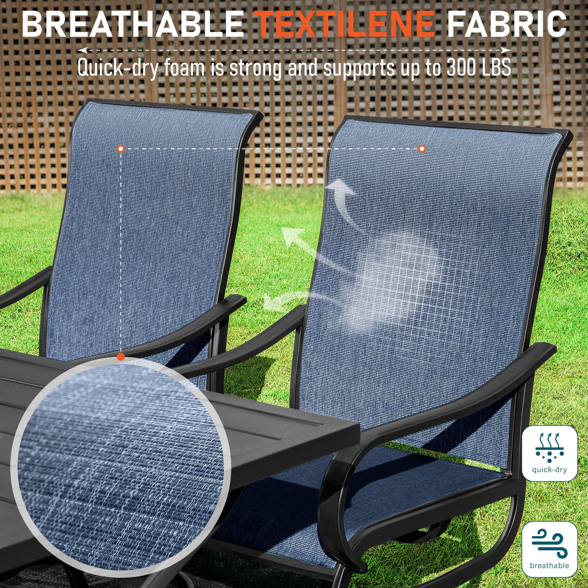 9 Piece Outdoor Patio Dining Set T62756