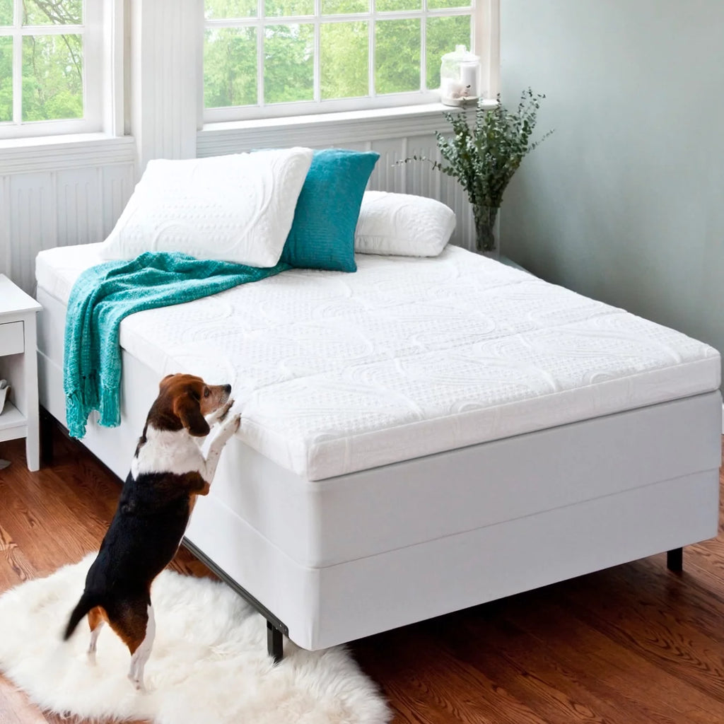 Green Tea Memory Foam Mattress Topper, Twin E581594