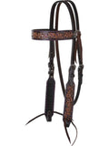 Purple Filigree Inlay Browband Headstall Z2658