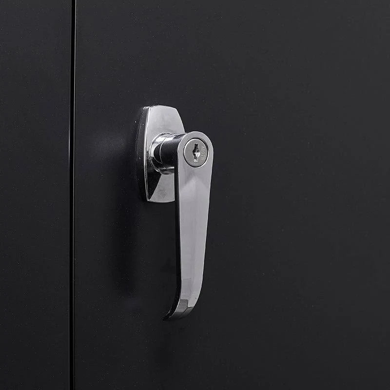Black Steel Storage Cabinet B762