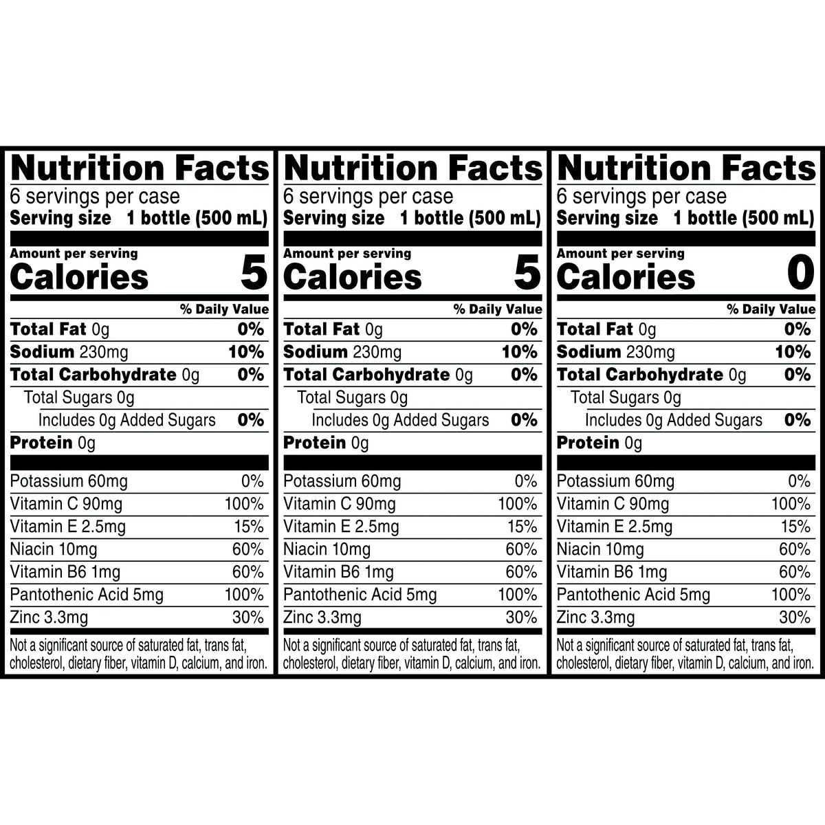 Immune Support Variety Pack, 16.9 fl oz, 18 Count Bottles O849