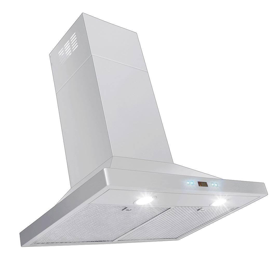 30x22 600 CFM Convertible Island Range Hood X318