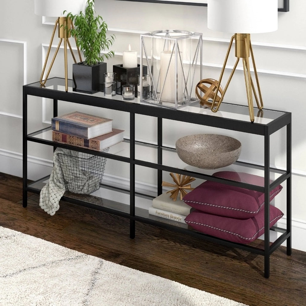 Blackened Bronze Console Table N53614