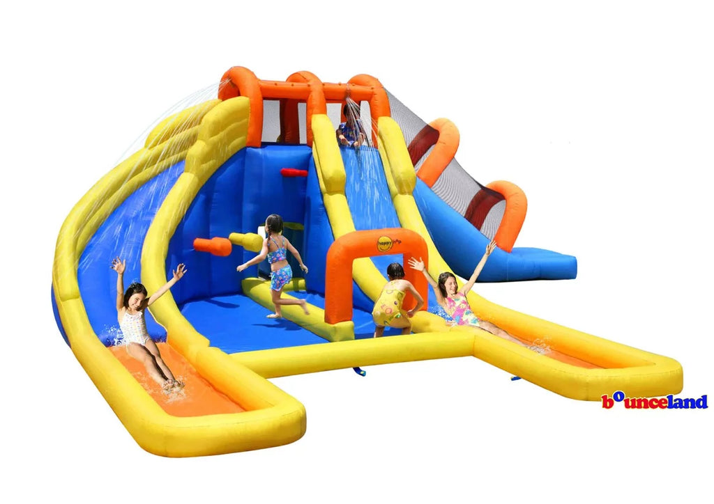 Triple Water Slides and Pool Water Park V9987