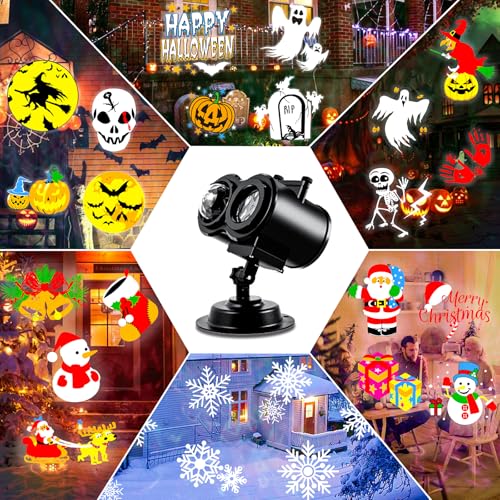 LED Outdoor Holiday Projector Lights Waterproof with Remote Control & Timer P45754