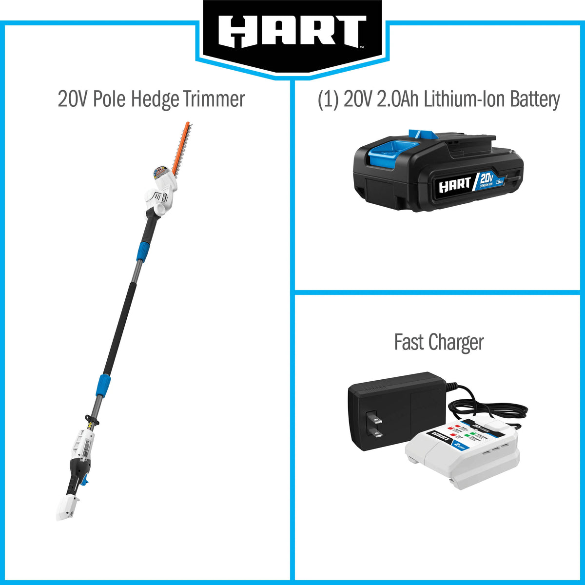 20-Volt Pole Hedge Trimmer Kit X2501