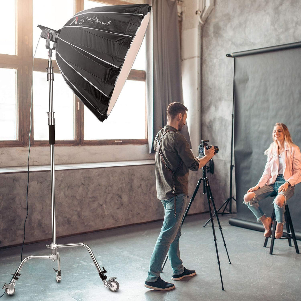 25mm Swivel Caster Wheels with Brake for C Stand (3pcs) D92589