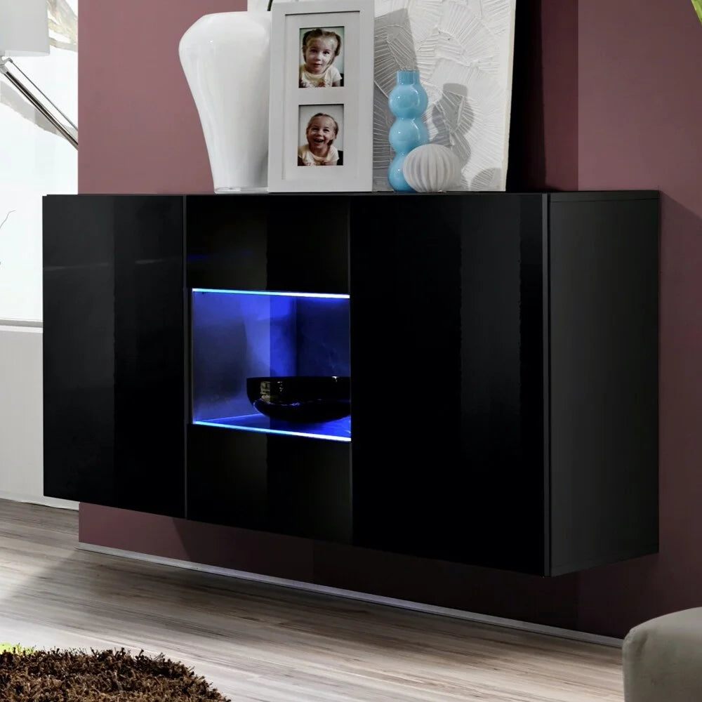 Wall Mounted Floating Sideboard Oak O427