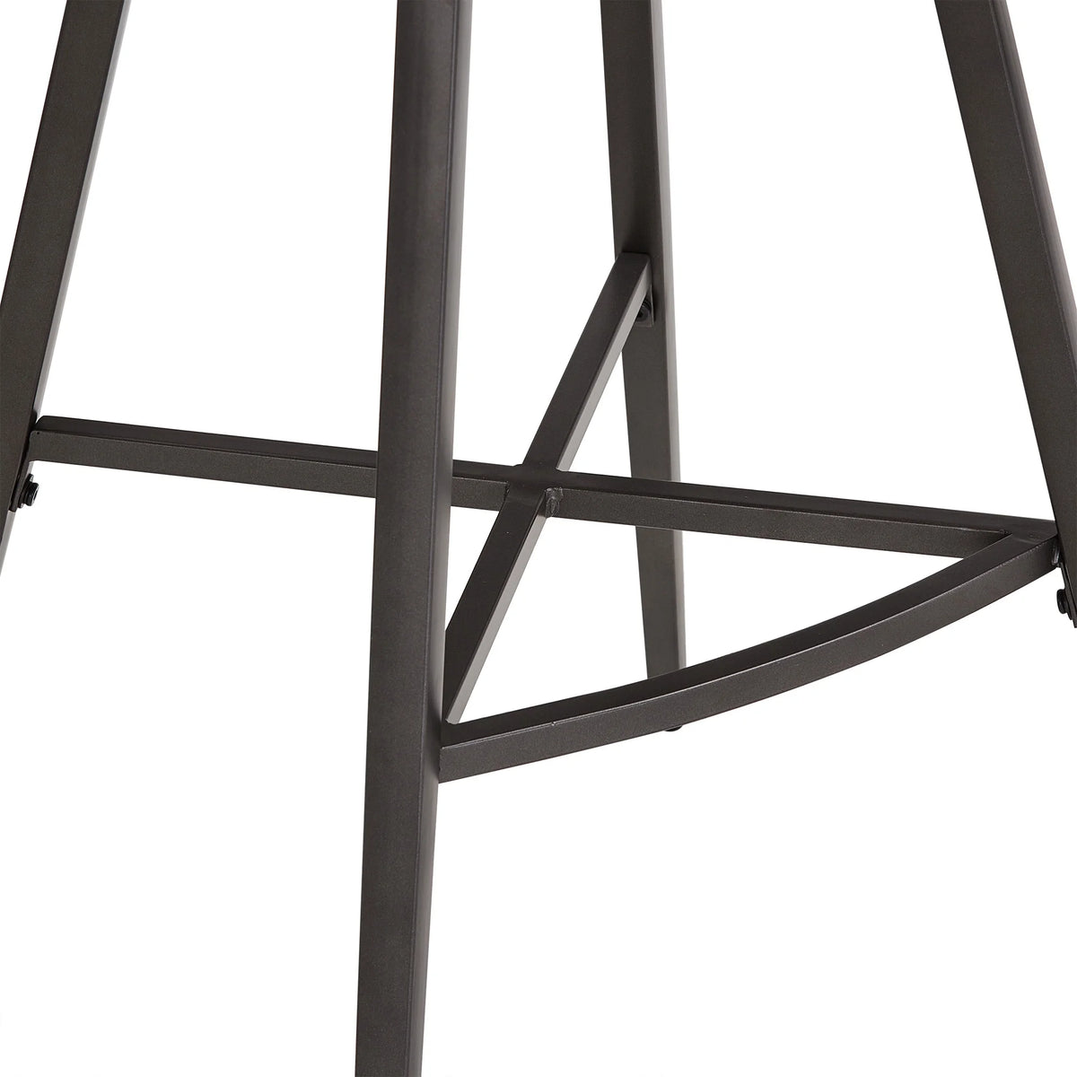 24" Metal Swivel Counter Stools, Set of 2, Dark Grey W2916