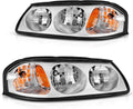 Black Housing Amber Reflector Headlight Assembly Y58647
