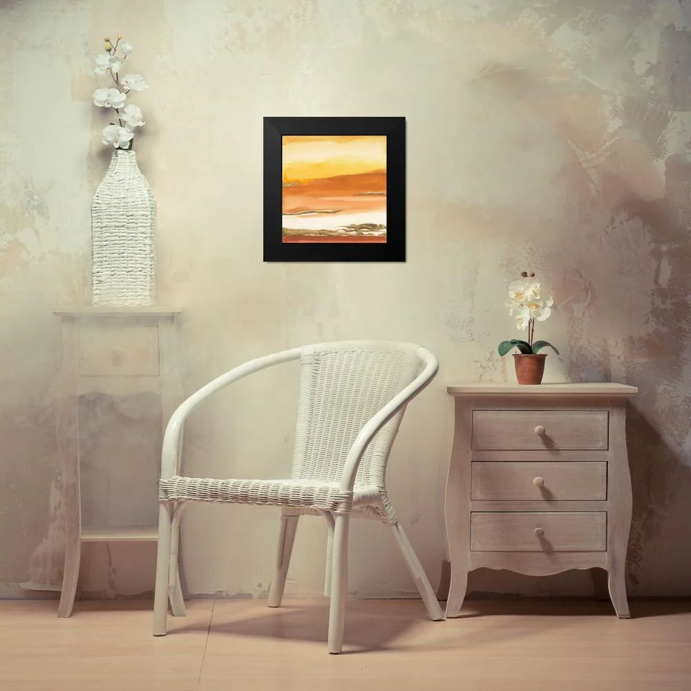 12x12 Black Framed Museum Art Print A4566