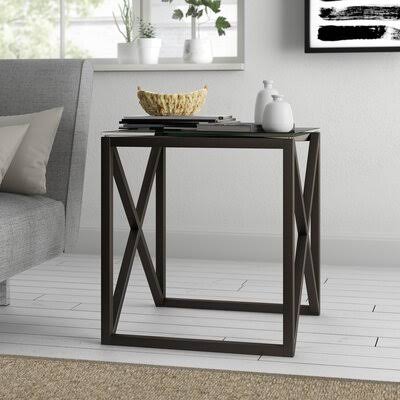 Blackened Bronze End Table D676100