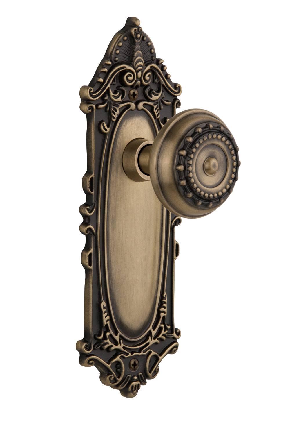 Antique Brass Passage Door Knob F388