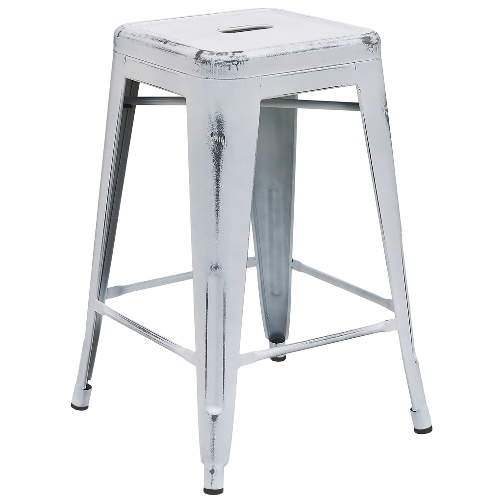 White Outdoor Bar Stool O8602
