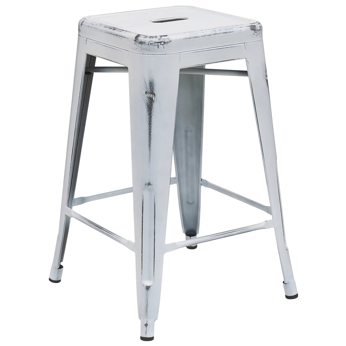 White Outdoor Bar Stool O8602