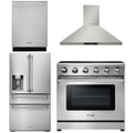 36 Electric Range, Range Hood, Refrigerator with Water and Ice Dispenser, Dishwasher W604759