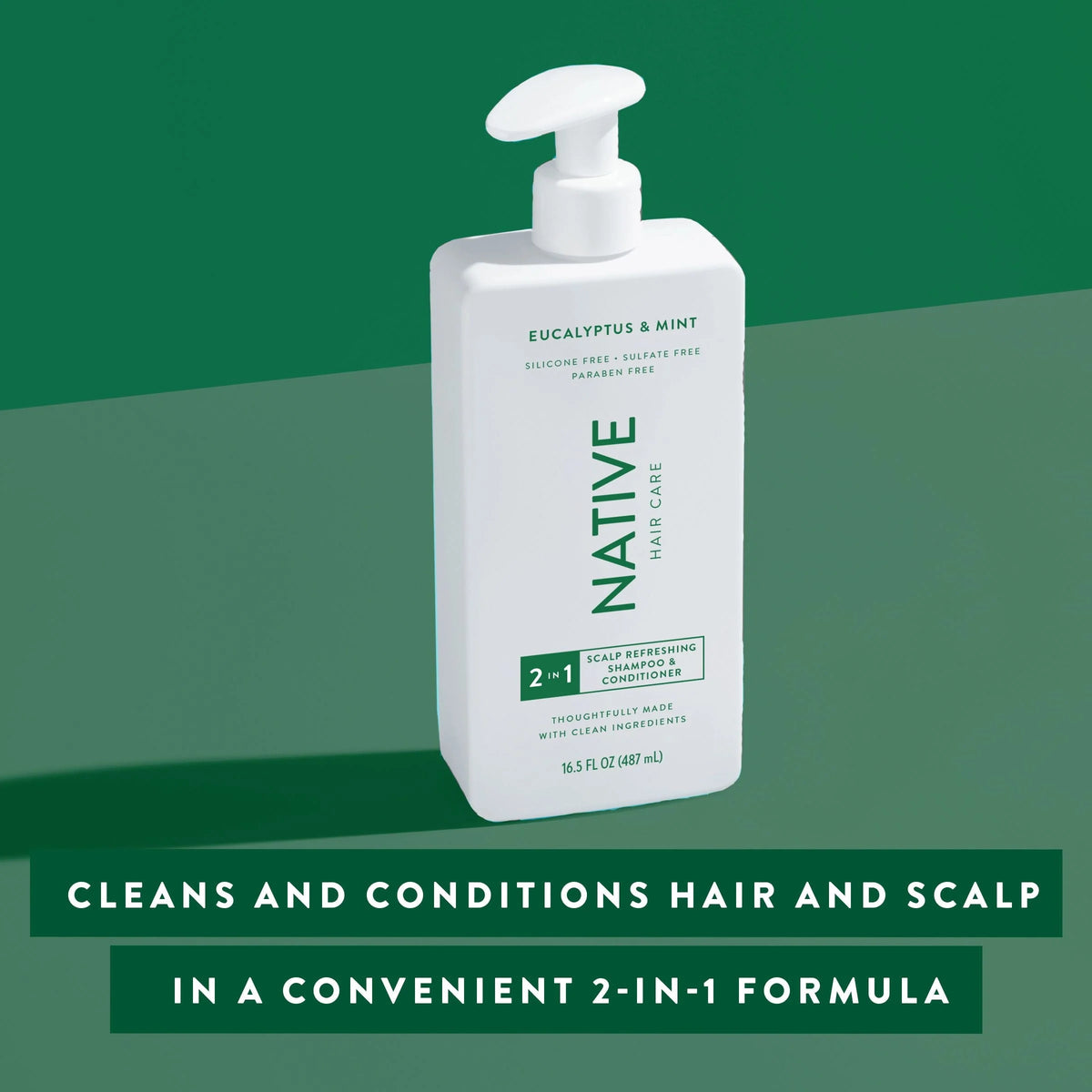 2-in-1 Eucalyptus Mint Shampoo & Conditioner 16.5 oz X8725
