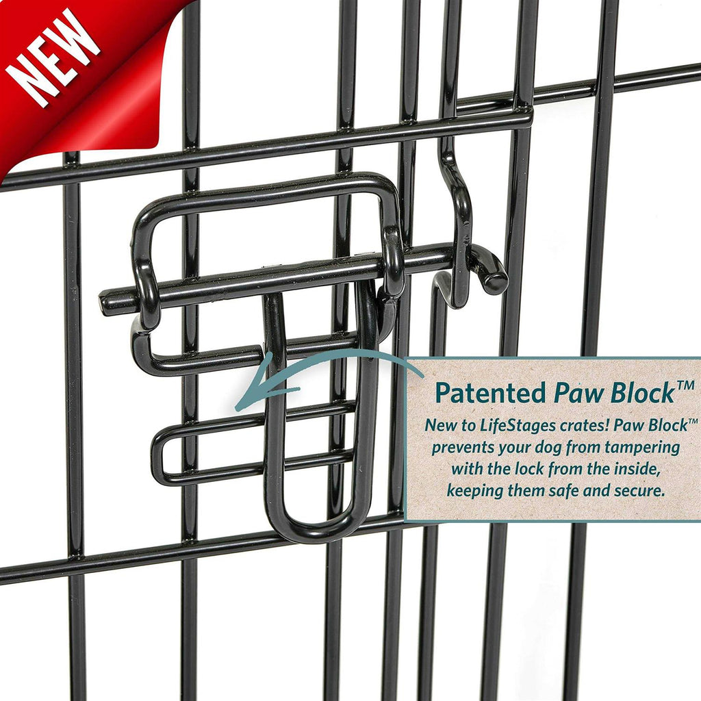 Black Single Door Dog Crate D5952