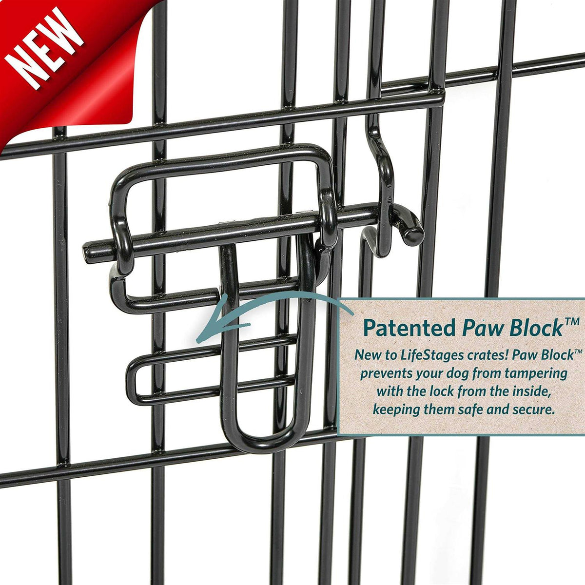 Black Single Door Dog Crate D5952