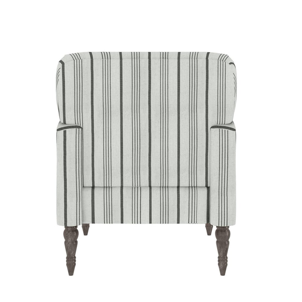 Dark Gray Polyester Blend Armchair X7599