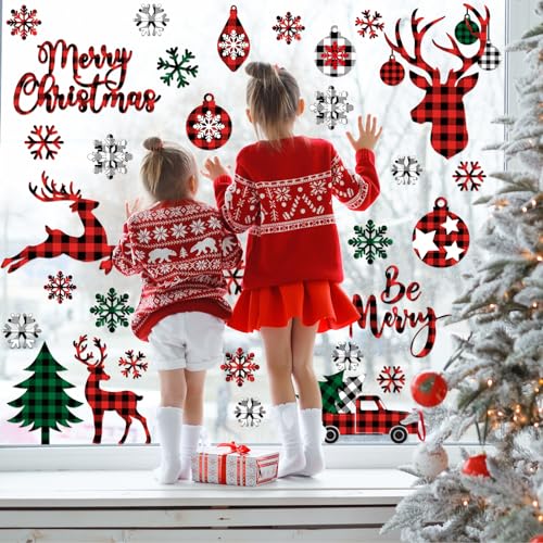 Winter Window Clings Decals Stickers E2461