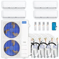 54,000 BTU 4 Zone Ductless Air Conditioner and Heat Pump G1027